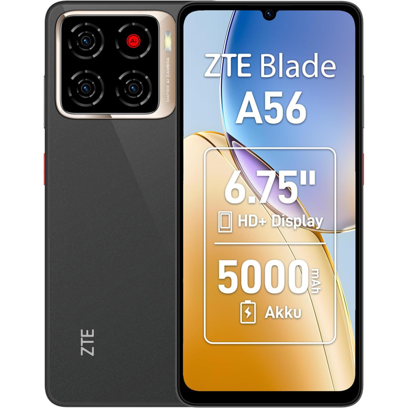 Смартфон ZTE Blade A56 4/128GB Black